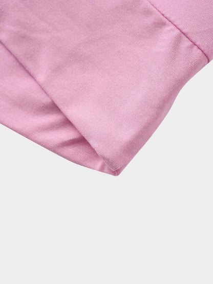 ZIP UP HOODIE-BUBBLEGUM PINK