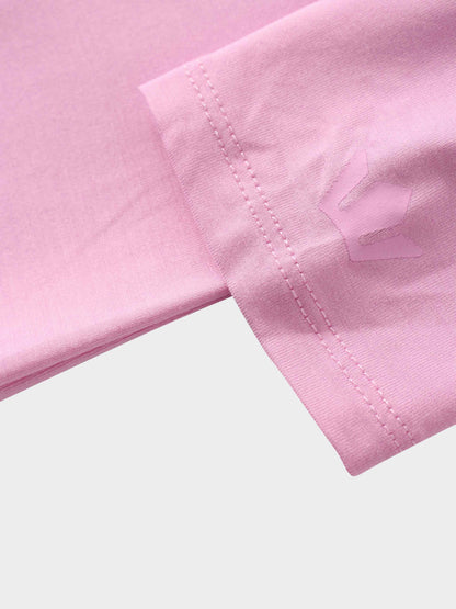 ZIP UP HOODIE-BUBBLEGUM PINK
