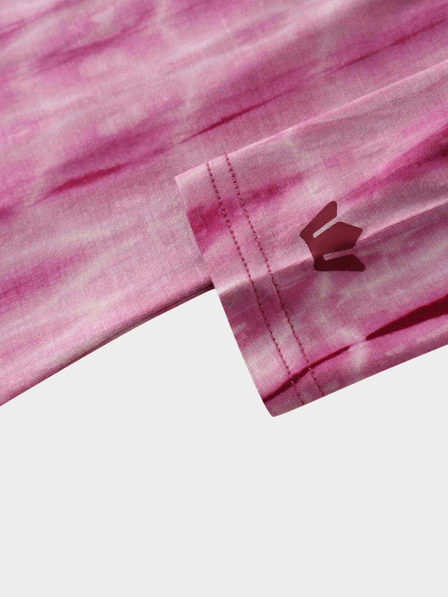 Tie Dye Crew Neck T-Shirt-Pink