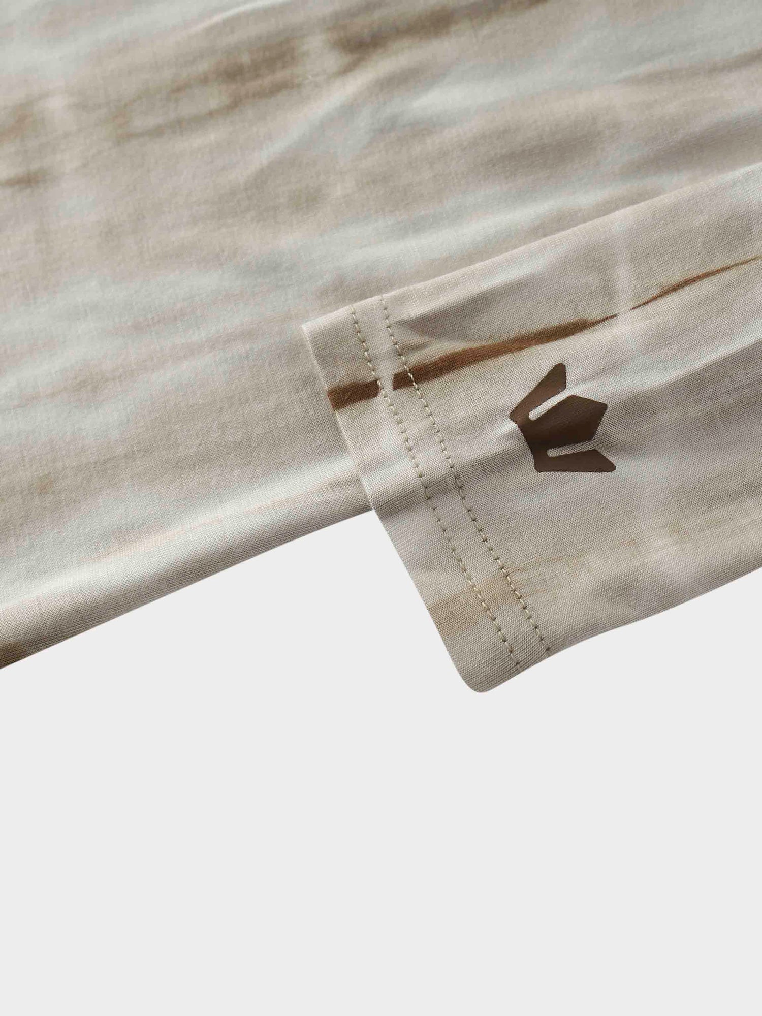 Tie Dye Crew Neck T-Shirt-Olive