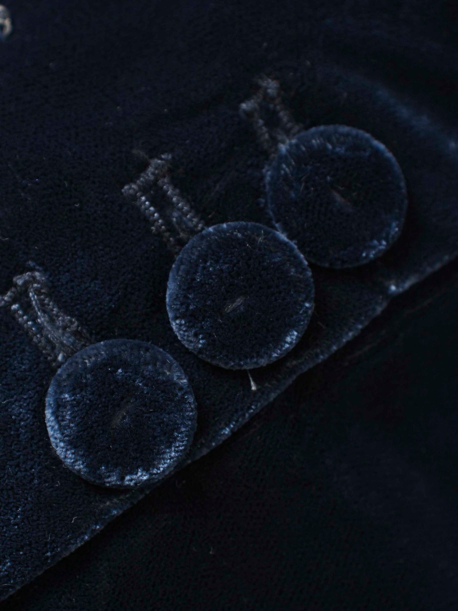 Embellished Velvet Blazer-Grey/Blue