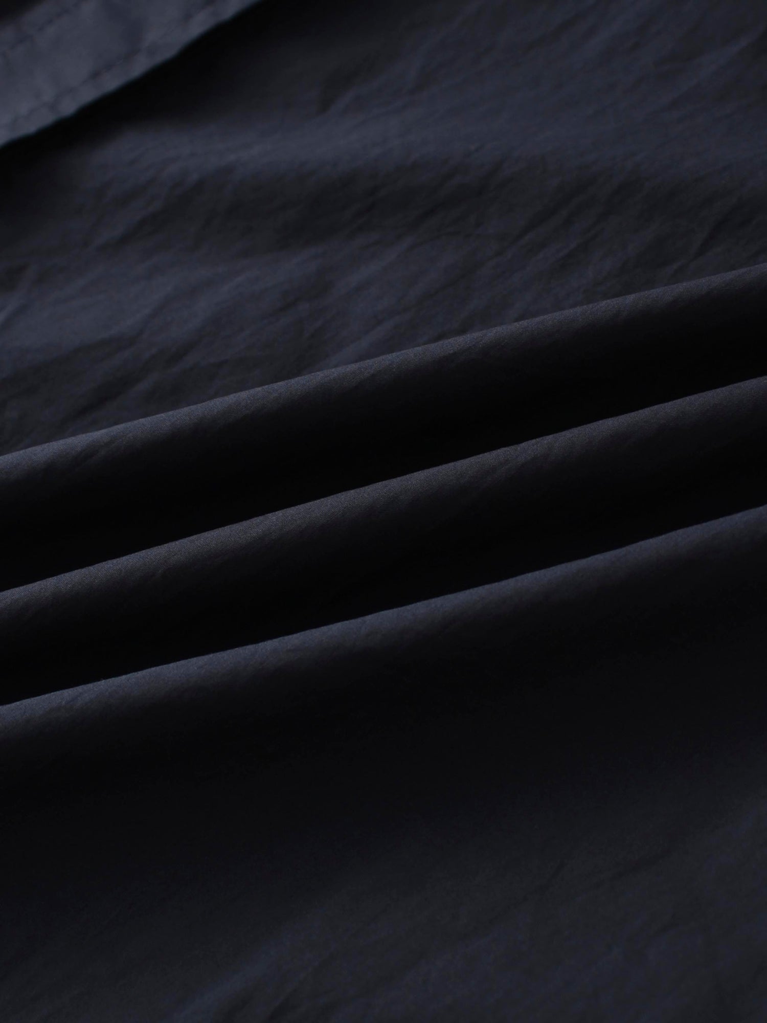 Button Overlay Shirtdress-Navy