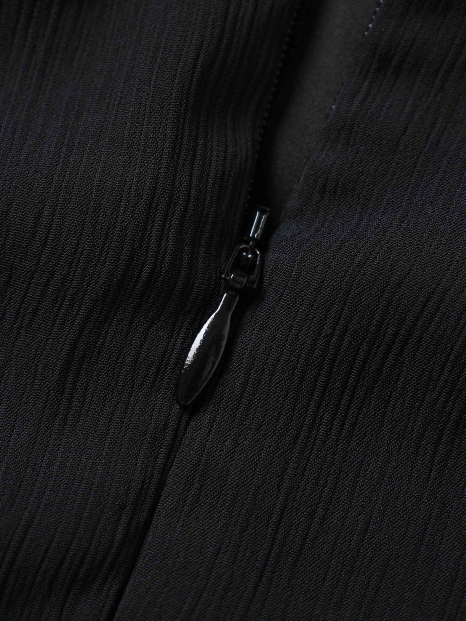 Tiered Dress-Black/Navy