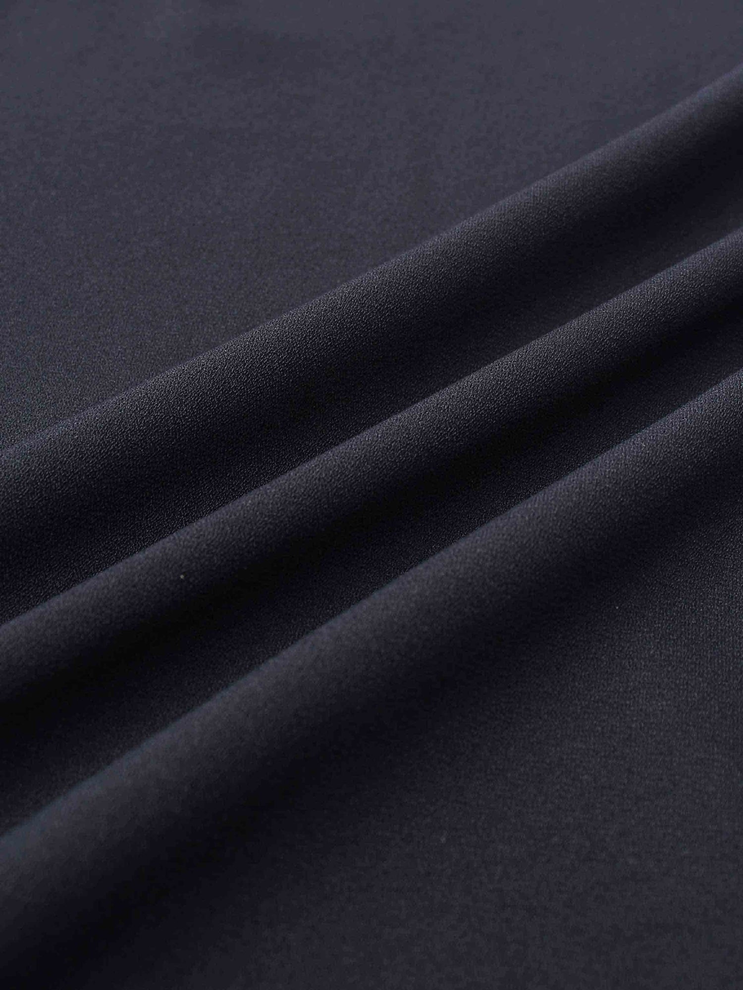 Straight Kick Pleat Maxi Skirt-Navy