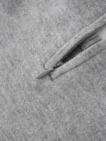 Embellished Crew Sweater-Grey
