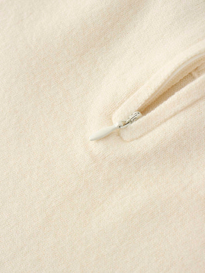 Embellished Crew Sweater-Ivory