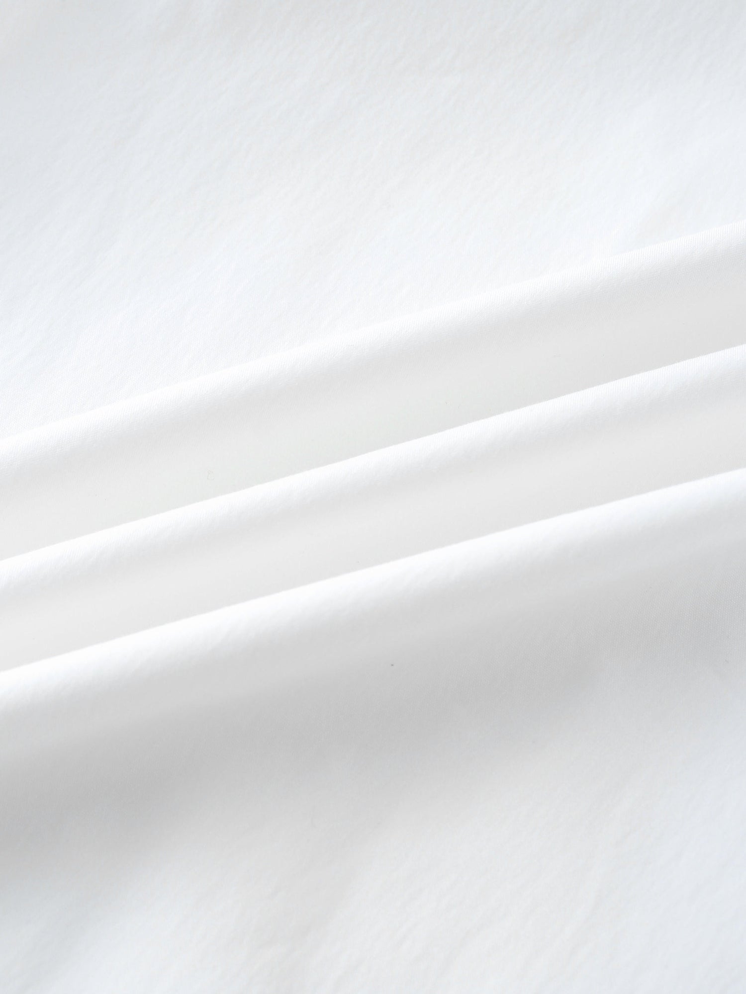 Front Zipper Cotton Circle Skirt-White