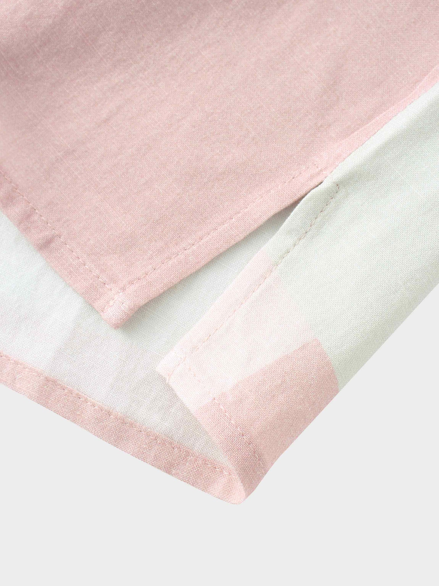 Linen Blend Crop Swing Top-Color Block