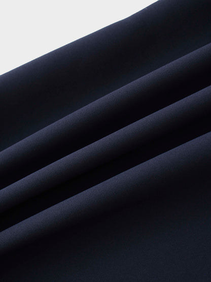 Side Ruffle Skirt-Navy
