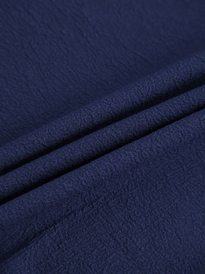 Textured Slip Dress-Navy