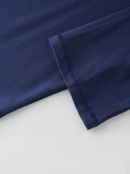 SWING TEE (3Q)-NAVY