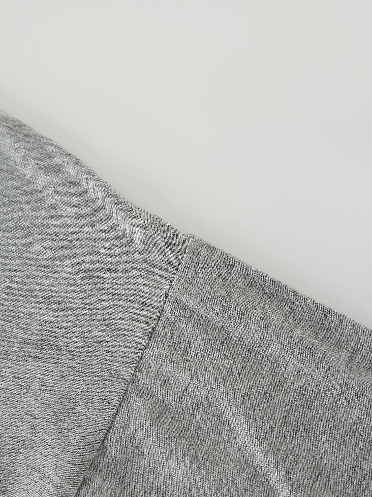 SWING TEE (3Q)-HEATHER GREY