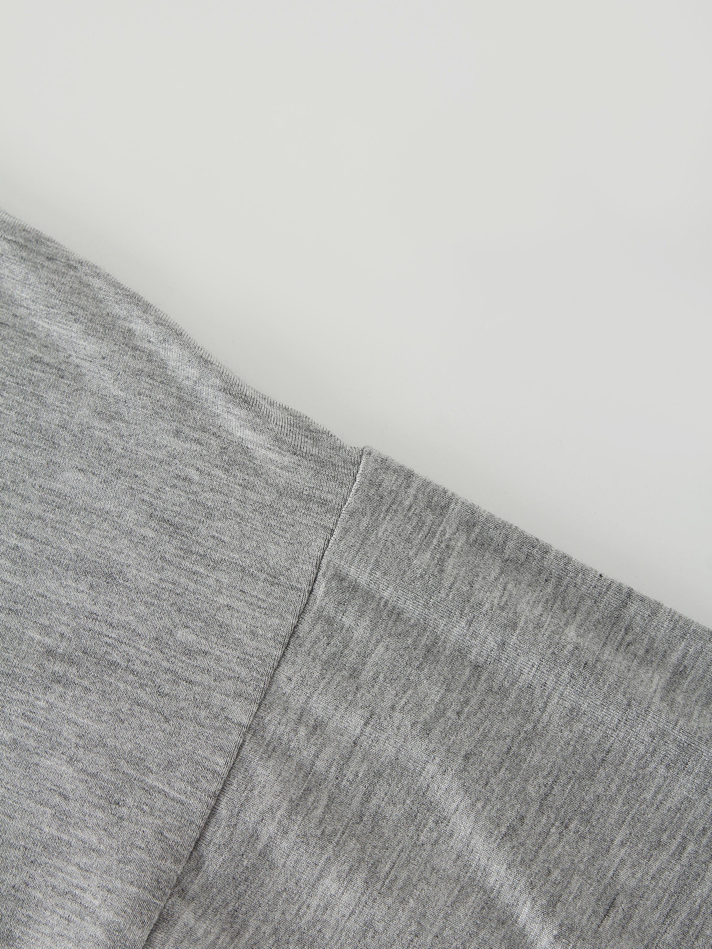 SWING TEE (3Q)-HEATHER GREY