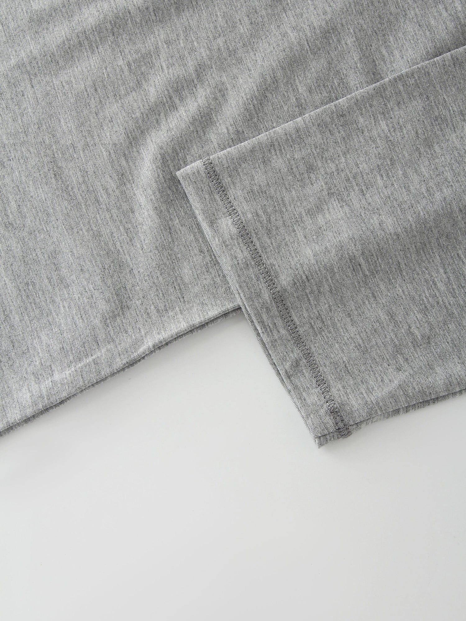 SWING TEE (3Q)-HEATHER GREY