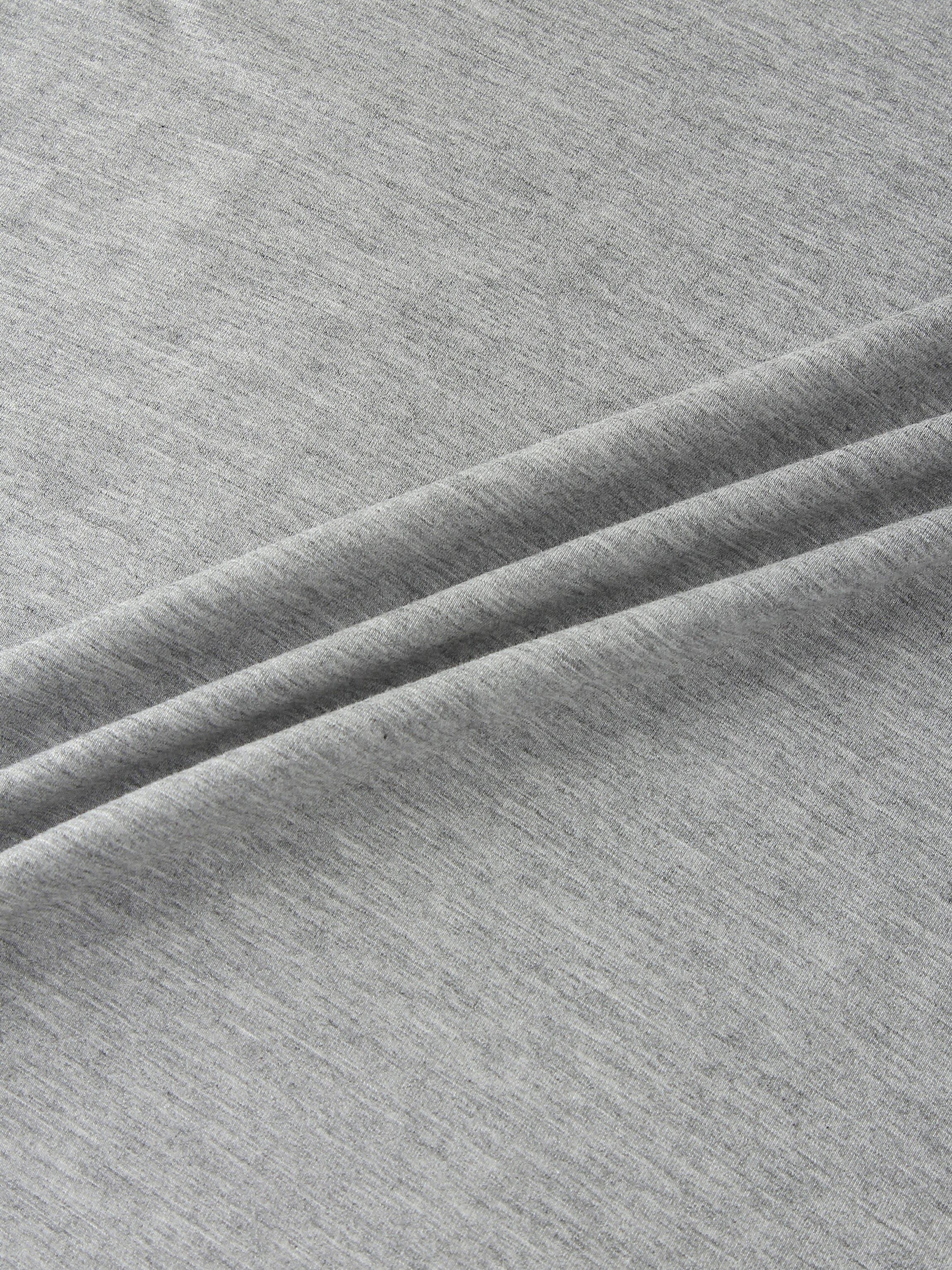 SWING TEE (3Q)-HEATHER GREY