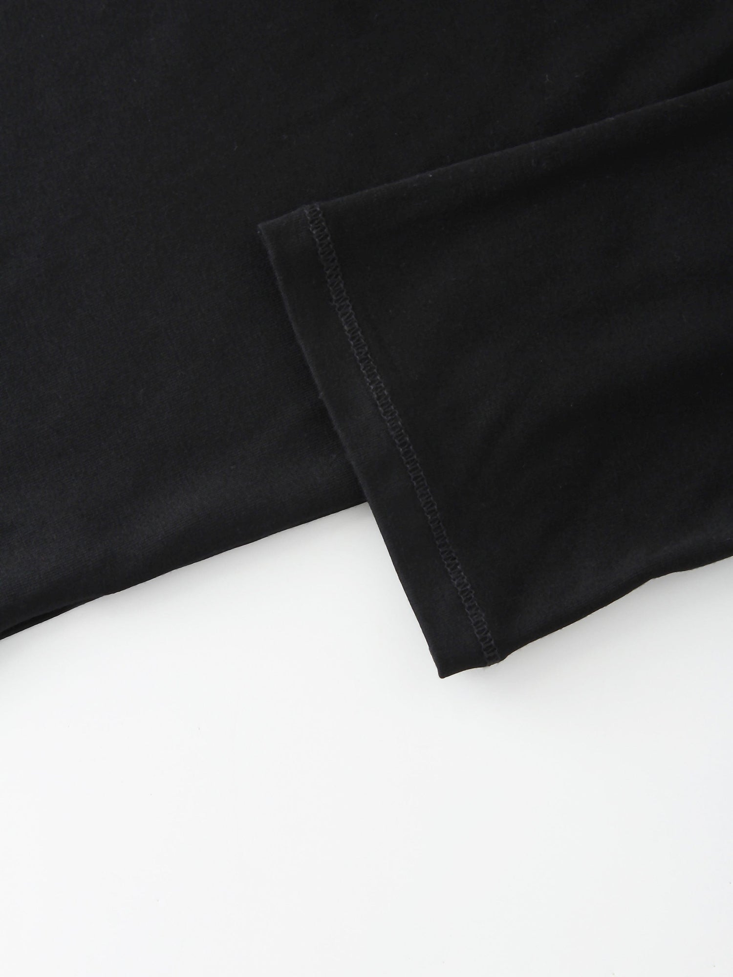 SWING TEE (3Q)-BLACK