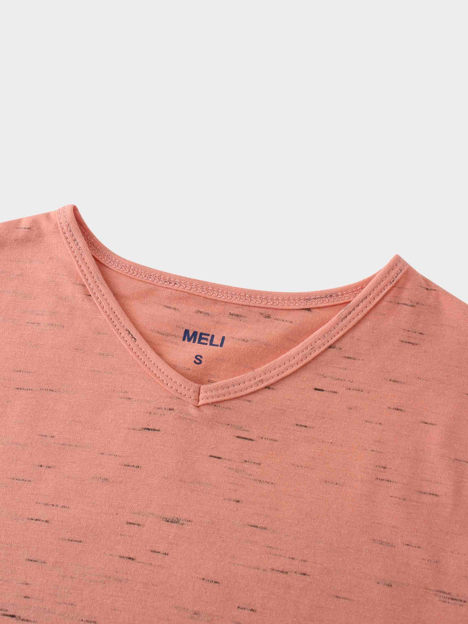 Spaced Dyed Tee-Coral