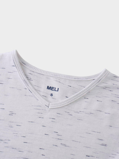 Spaced Dyed Tee-White