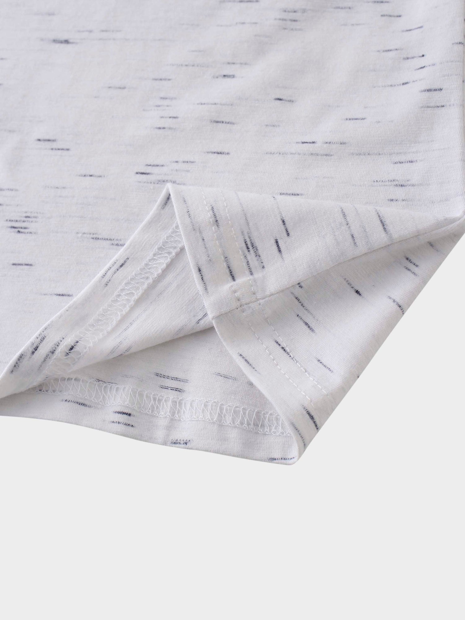 Spaced Dyed Tee-White