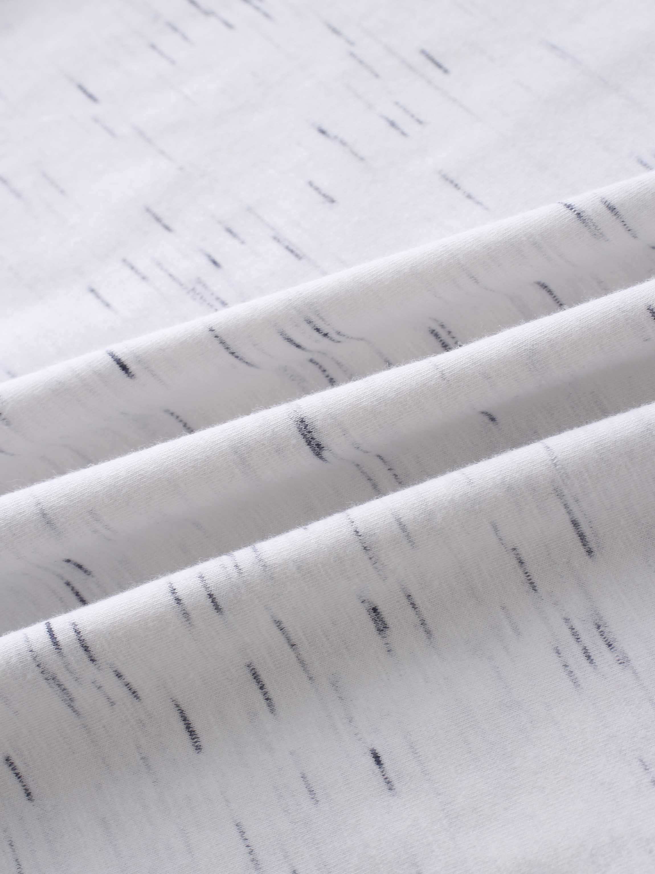 Spaced Dyed Tee-White