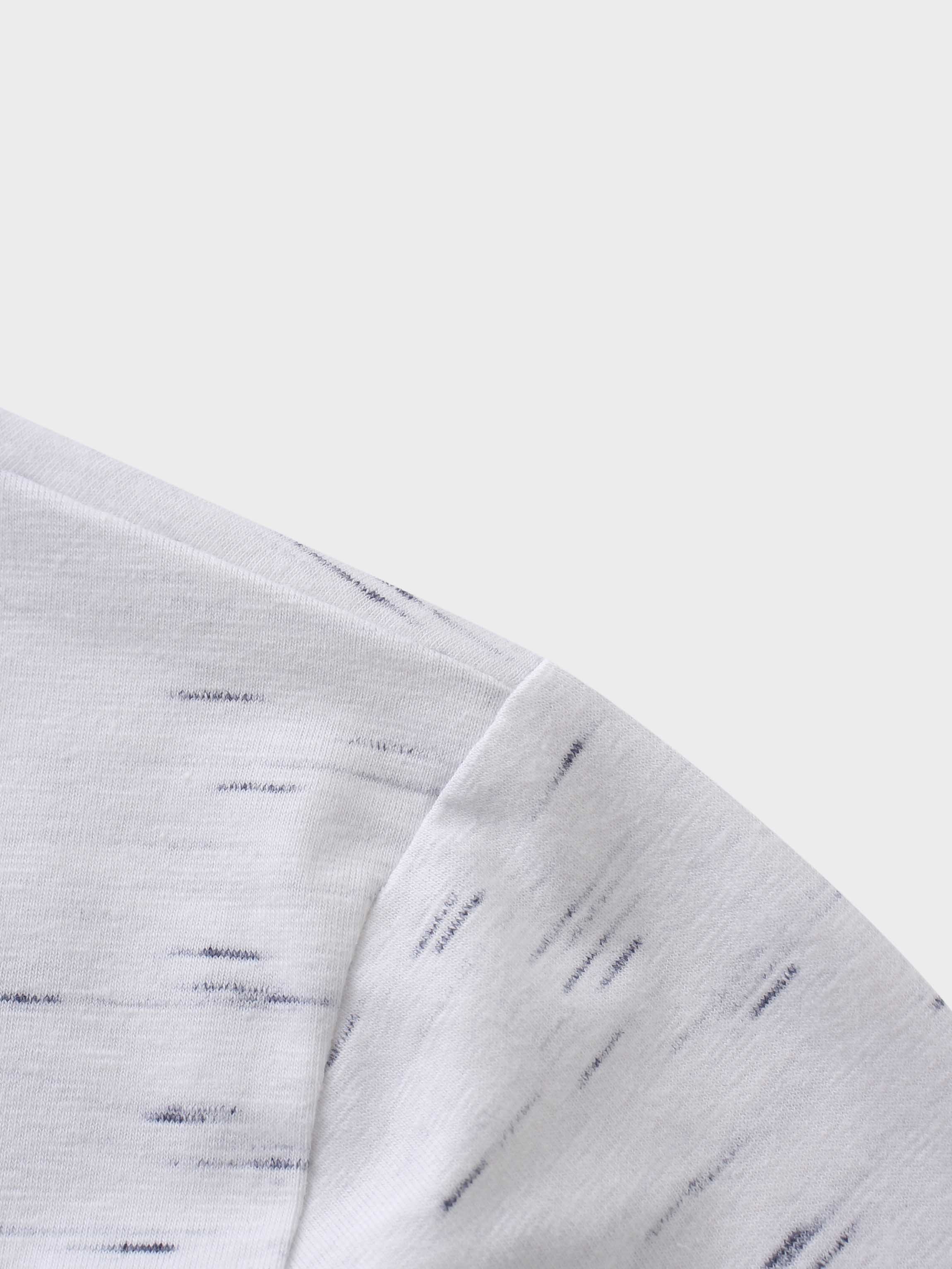 Spaced Dyed Tee-White