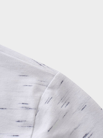 Spaced Dyed Tee-White