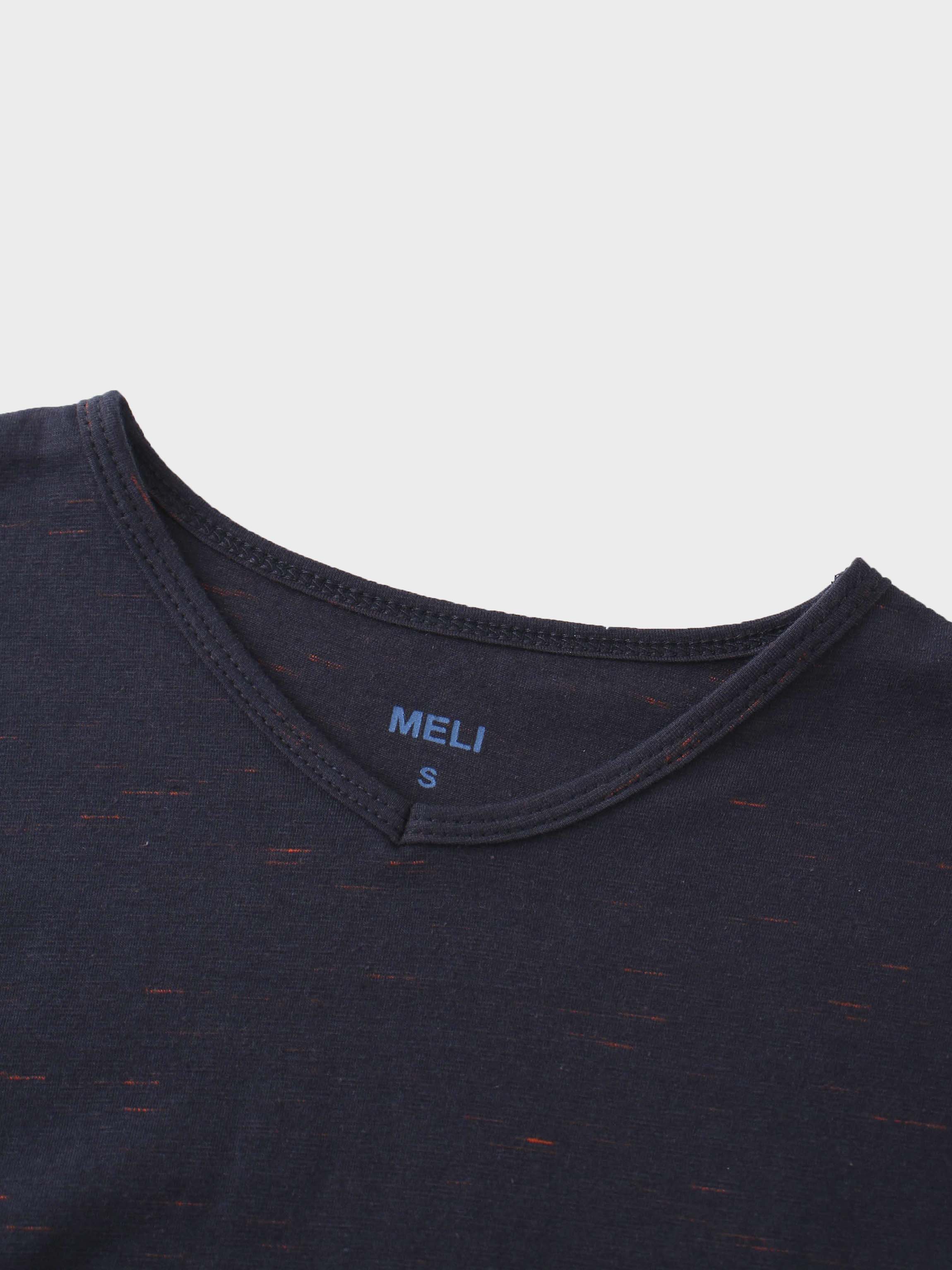 Spaced Dyed Tee-Black