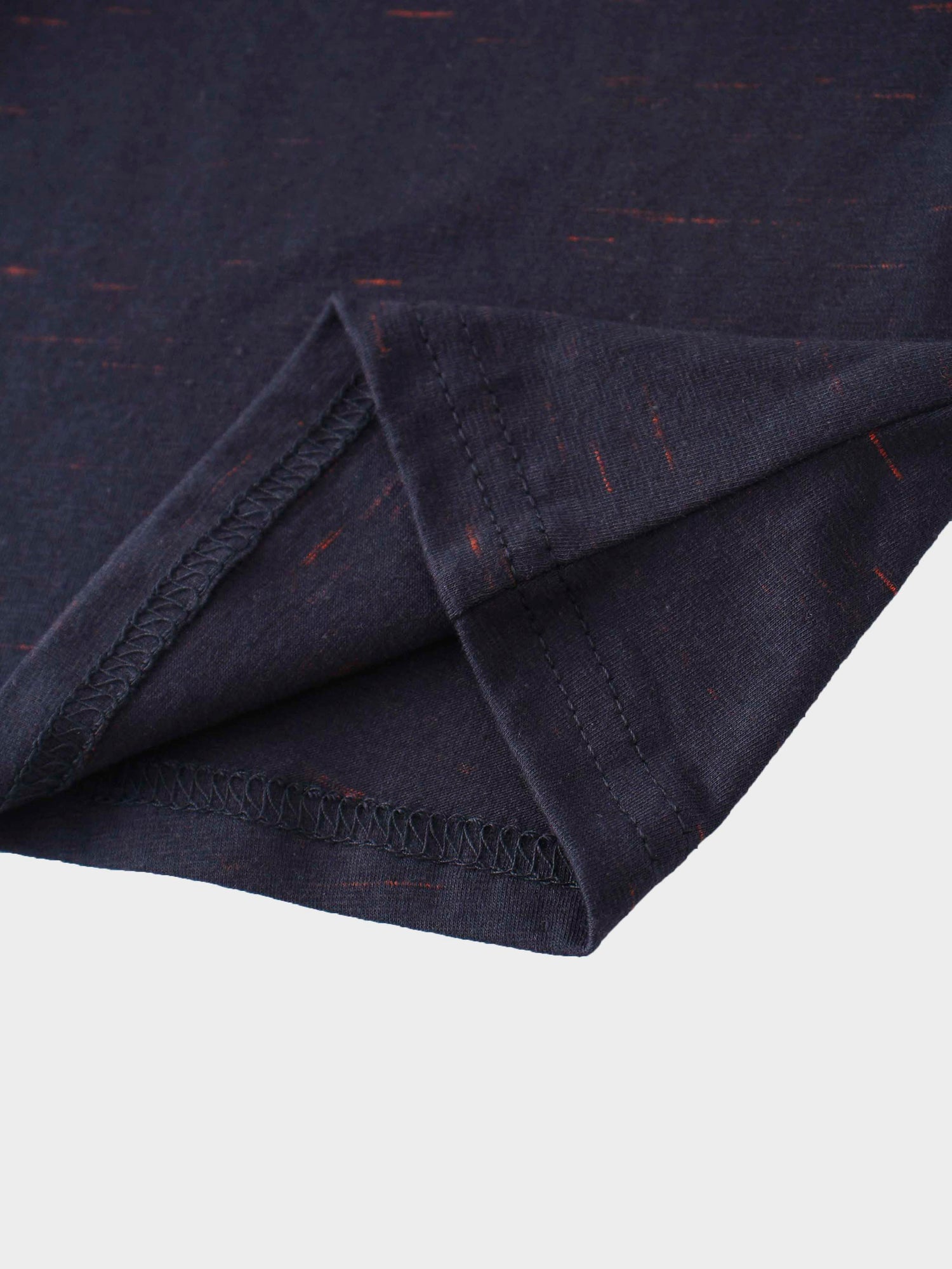 Spaced Dyed Tee-Black