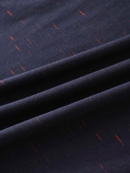 Spaced Dyed Tee-Black