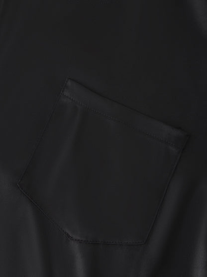 Satin Top-Black