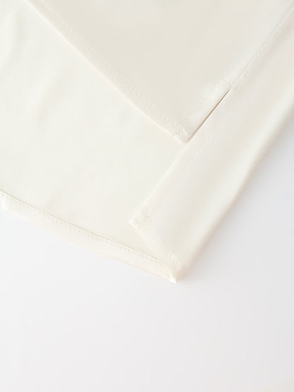 Satin Top-Ivory
