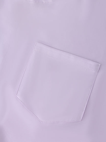 Satin Top-Lavender
