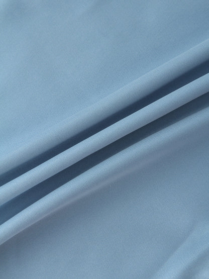 Satin Top-Light Blue