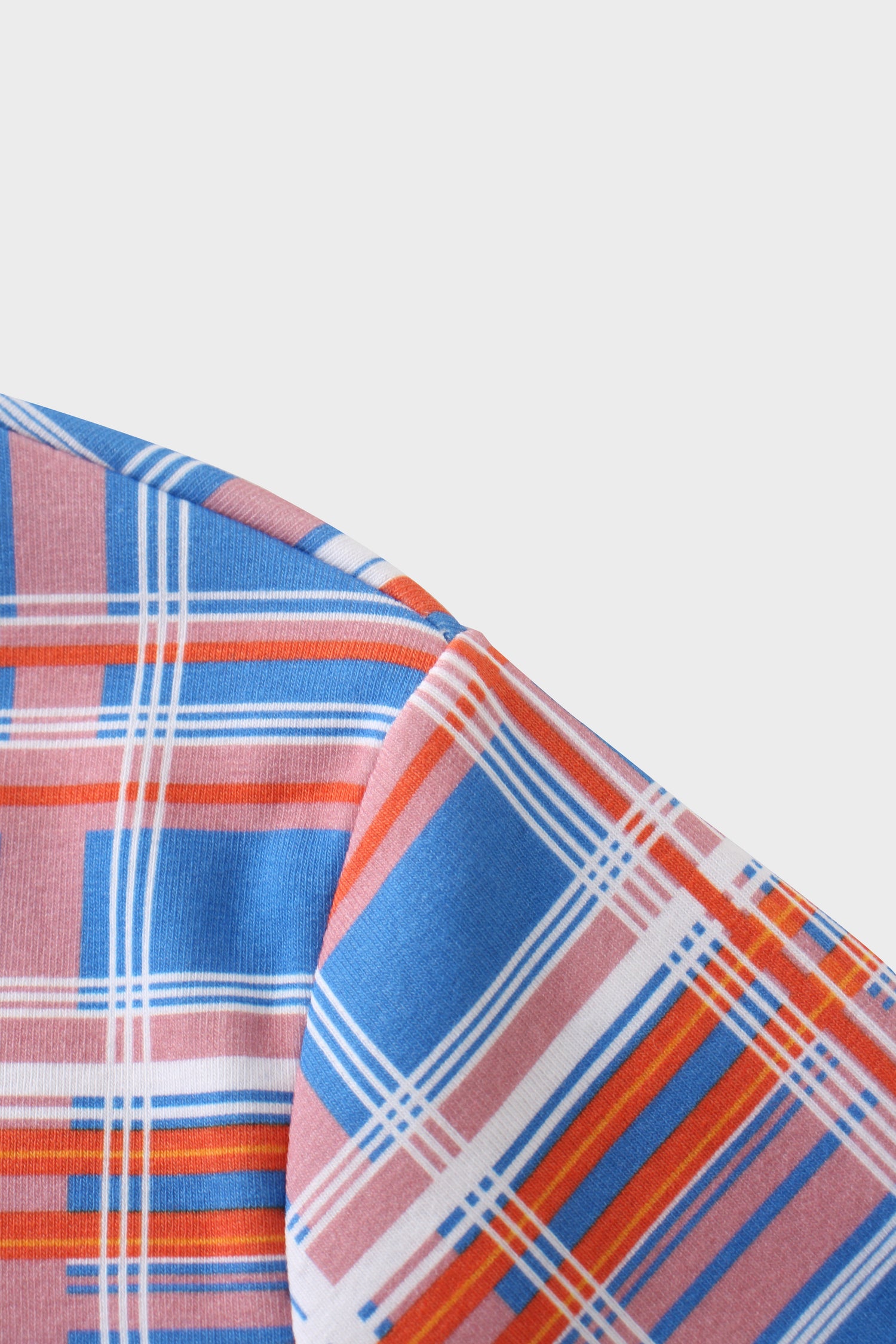 Basic Printed T-shirt-Plaid