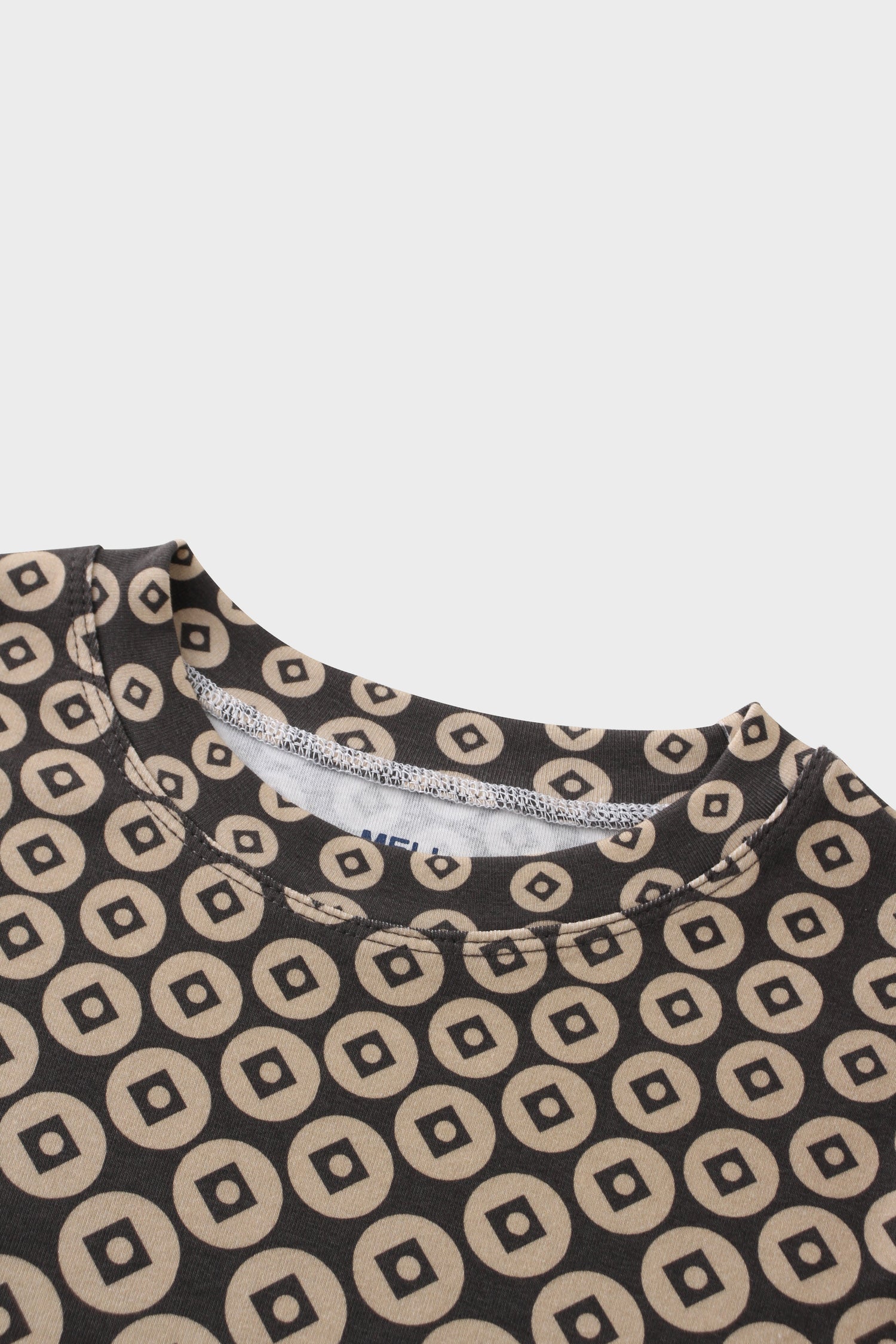 Basic Printed T-shirt-Geo Ombre