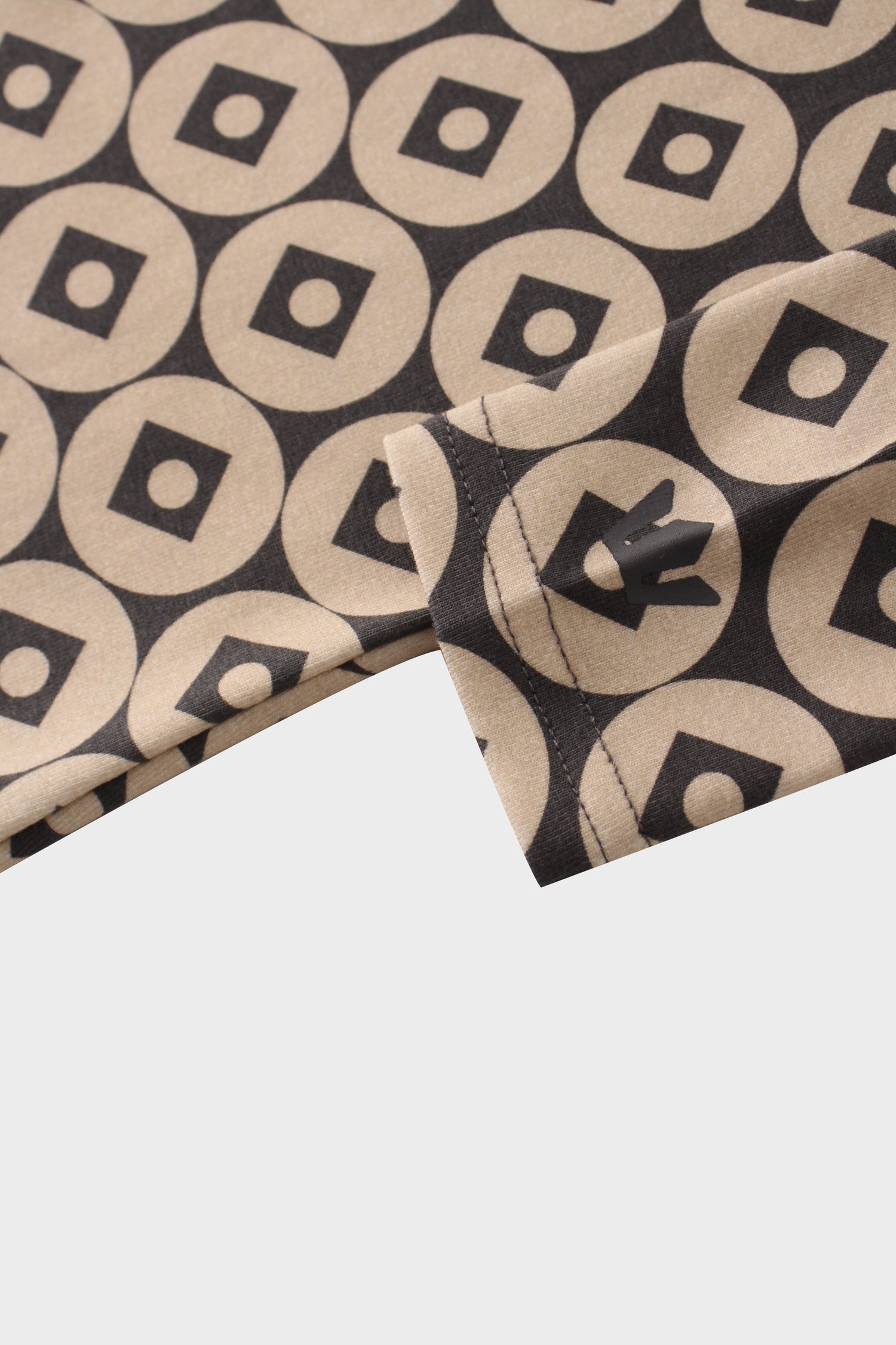 Basic Printed T-shirt-Geo Ombre