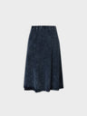 Jersey Paneled Skirt 24"-Blue