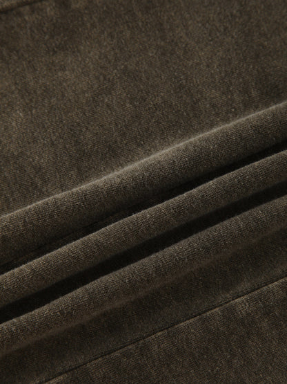 Jersey Paneled Skirt 24"-Washed Olive
