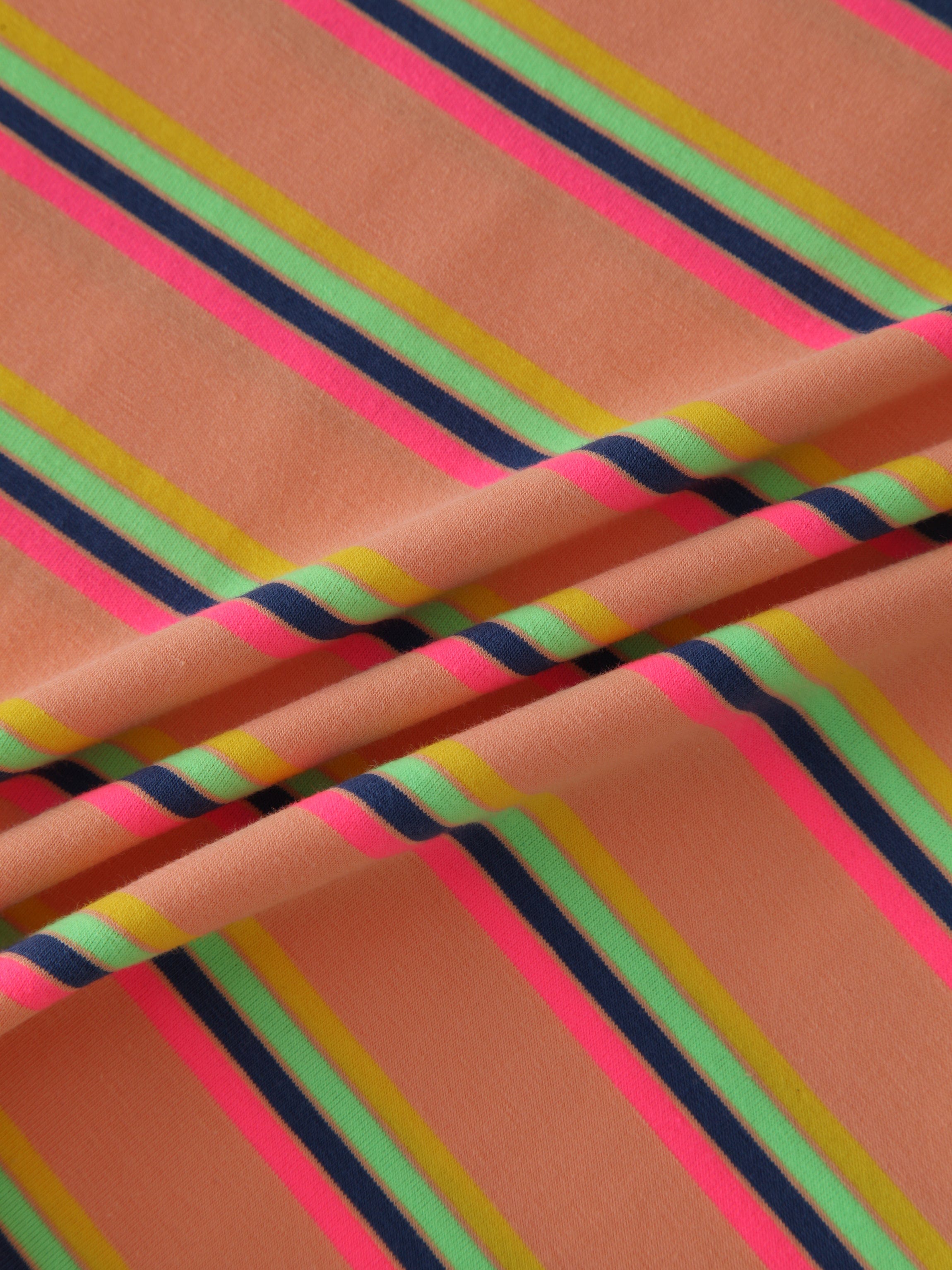 Neon Stripe Crew-Multi Color