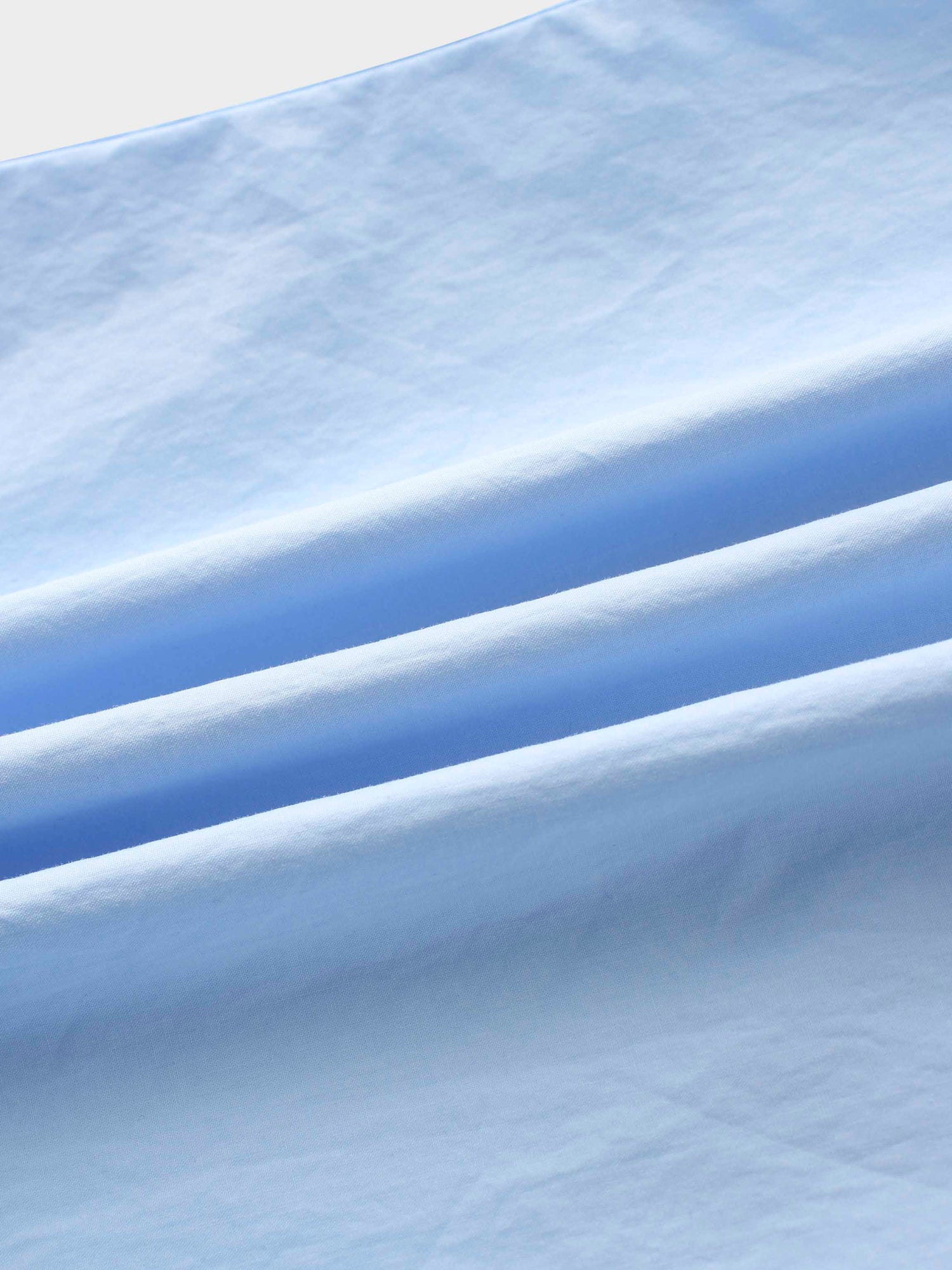 Asymmetrical Ruffle Blouse-Light Blue