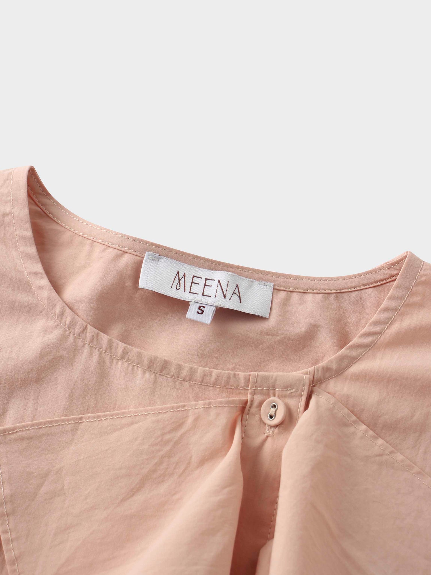 Asymmetrical Ruffle Blouse-Rose Pink