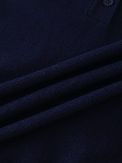 Mesh Top Sweater-Navy
