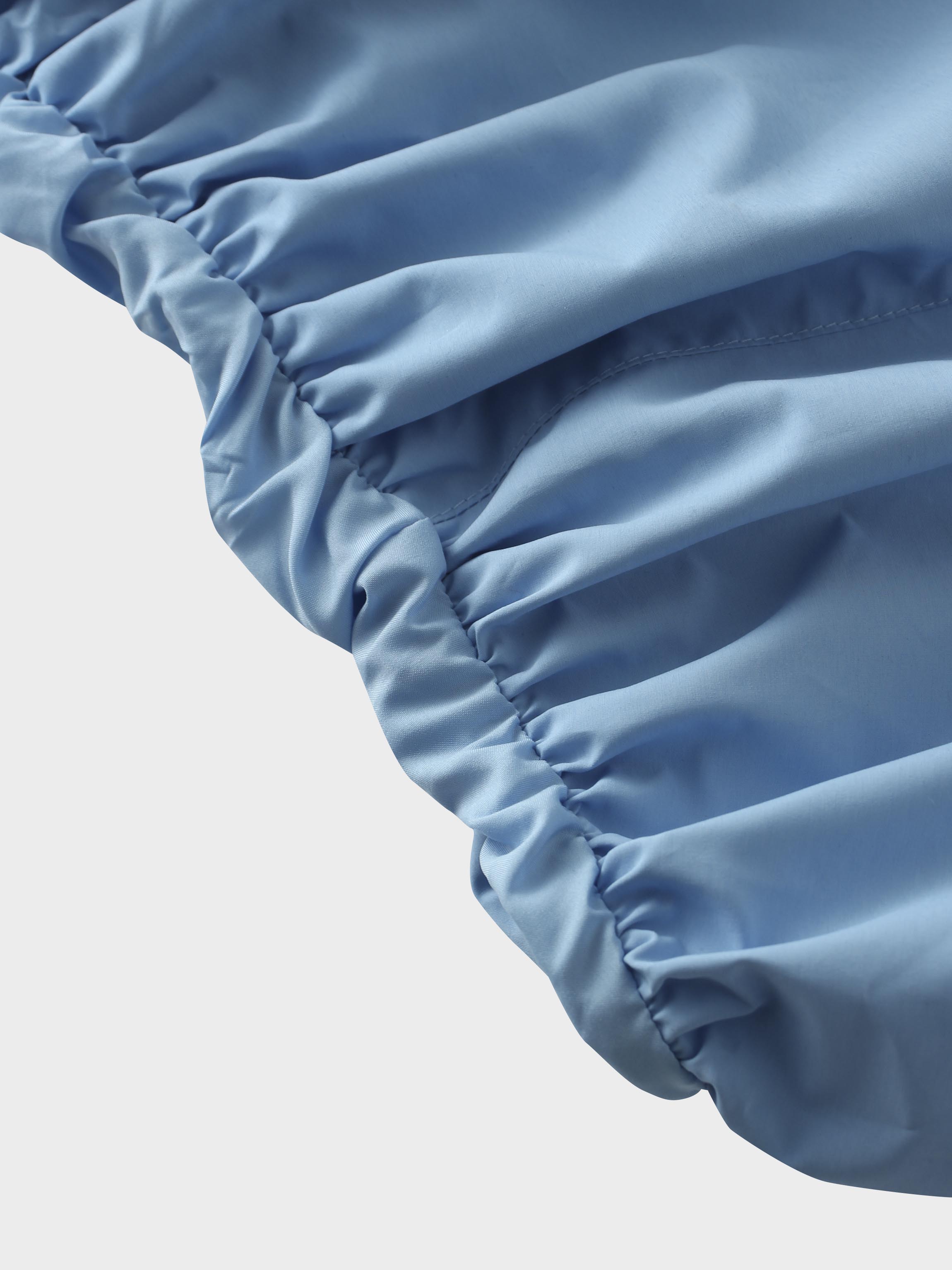 Taffeta Bubble Jumper-Sky Blue