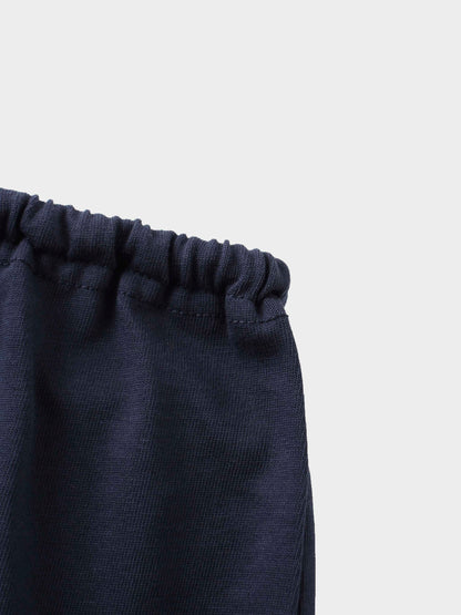 Straight Maxi Drawstring T-Shirt Skirt-Navy