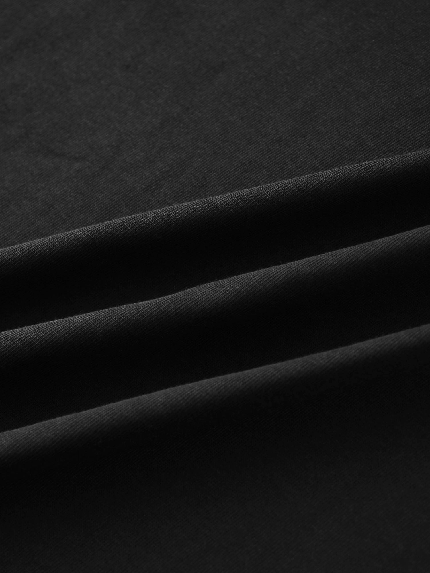 Straight Maxi Drawstring T-Shirt Skirt-Black