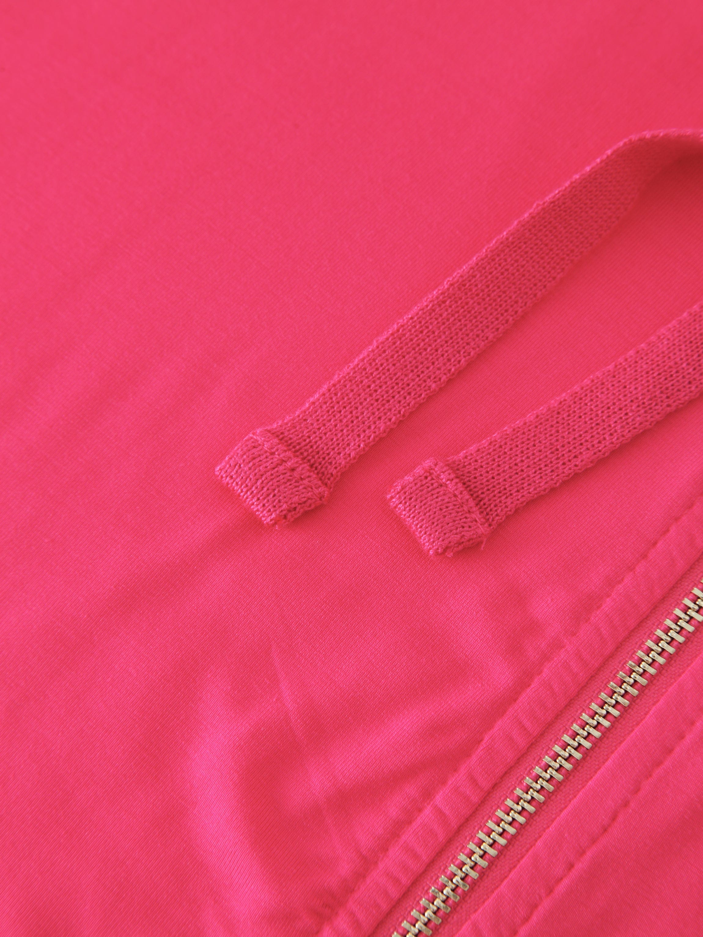 ZIP UP HOODIE-BOLD PINK