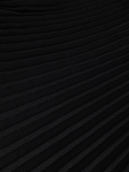 BACK OVERLAY DRESS-BLACK