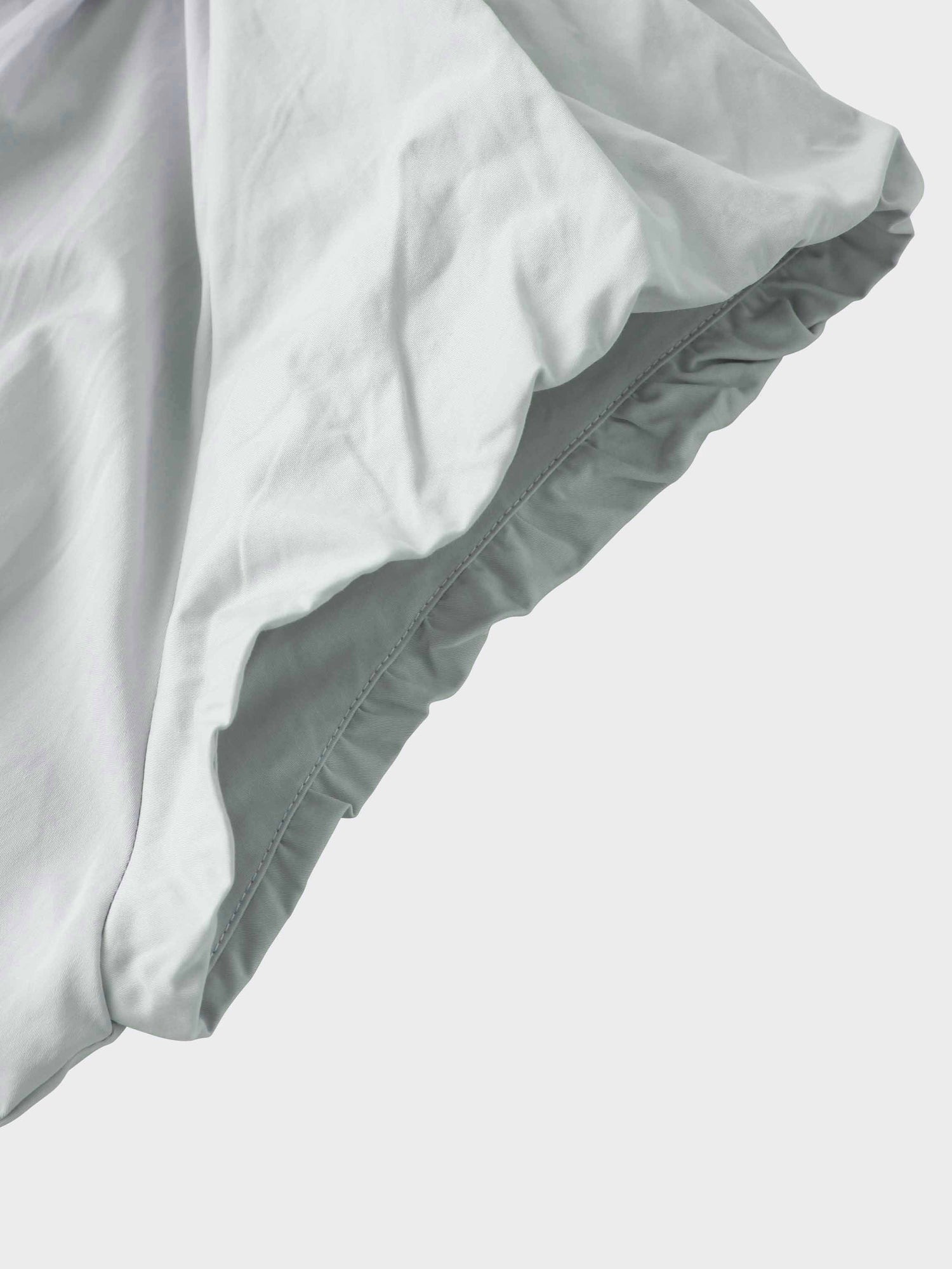 Pleat Front Button Down Dress-Light Blue