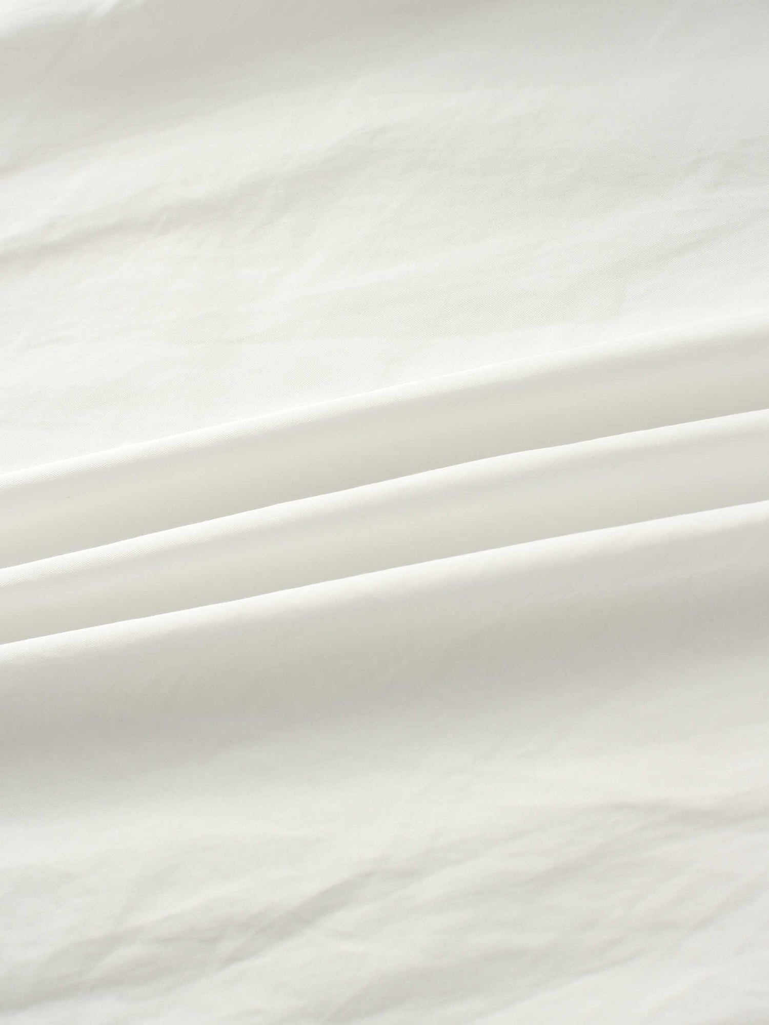 Pleat Front Button Down Dress-White