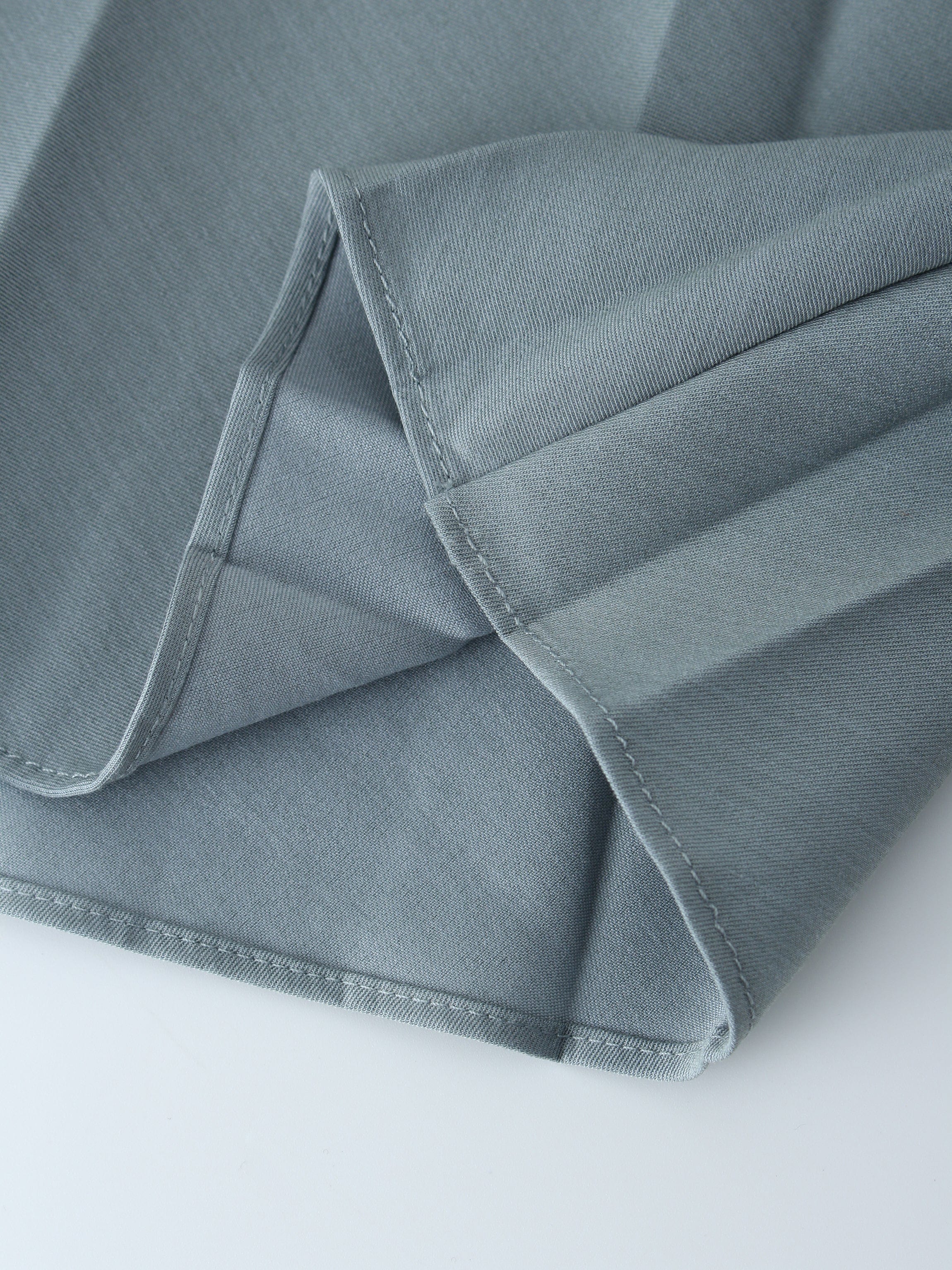 Pleated Skirt 37&quot;-Slate Blue